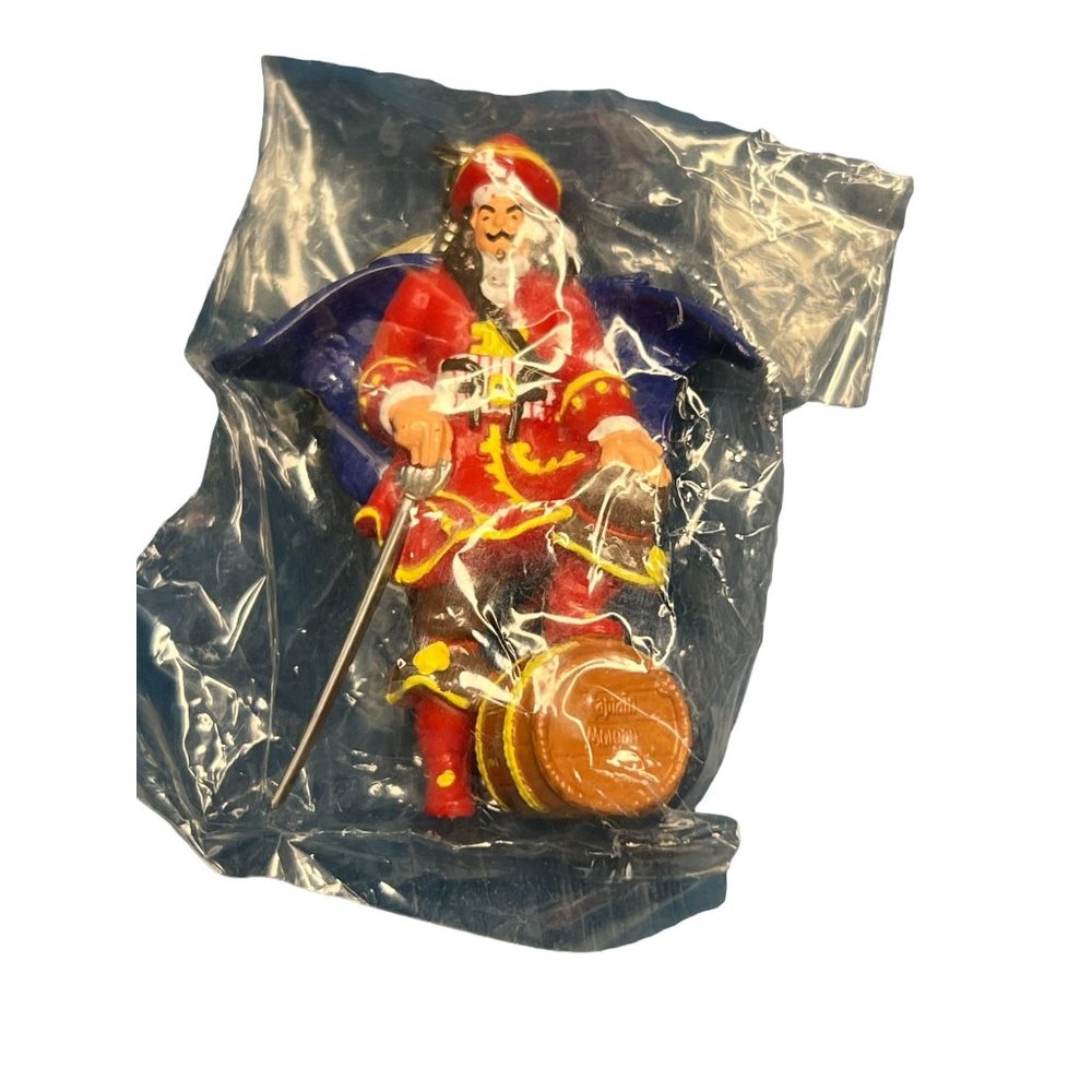 Captain Morgan Spiced Rum keychain promotional New in plastic 2.5" tall